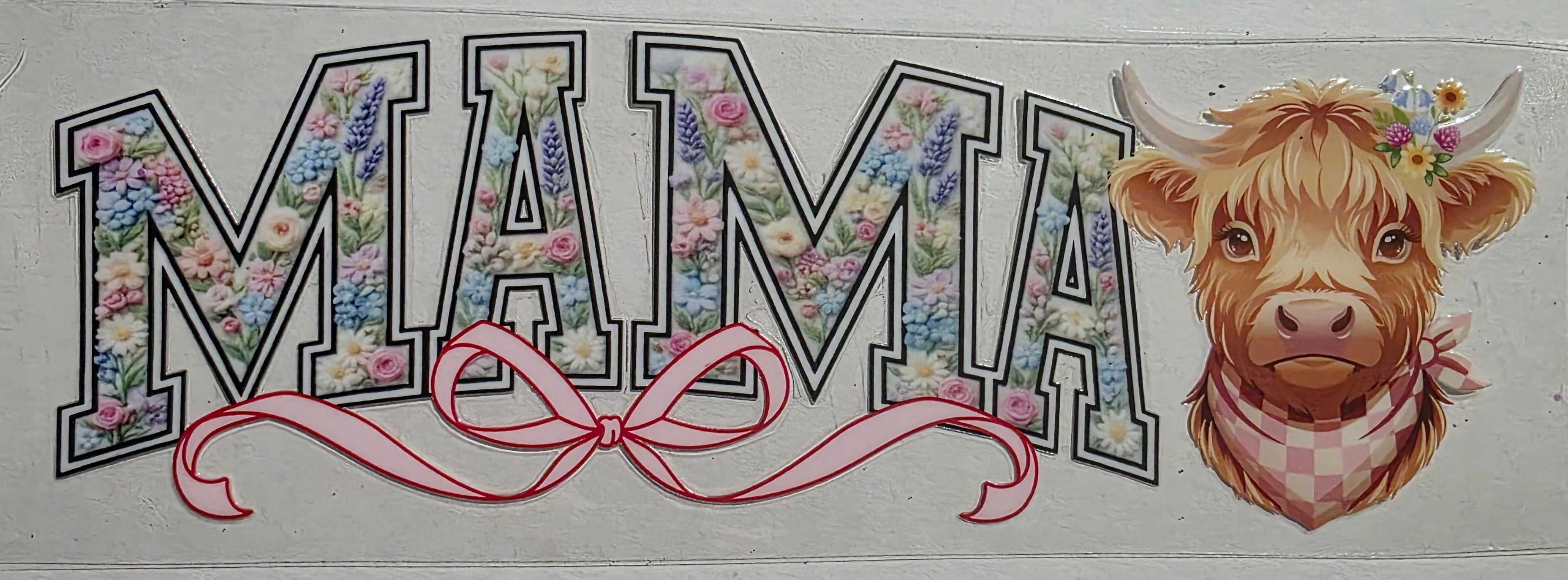 Mama with Cow and Bows