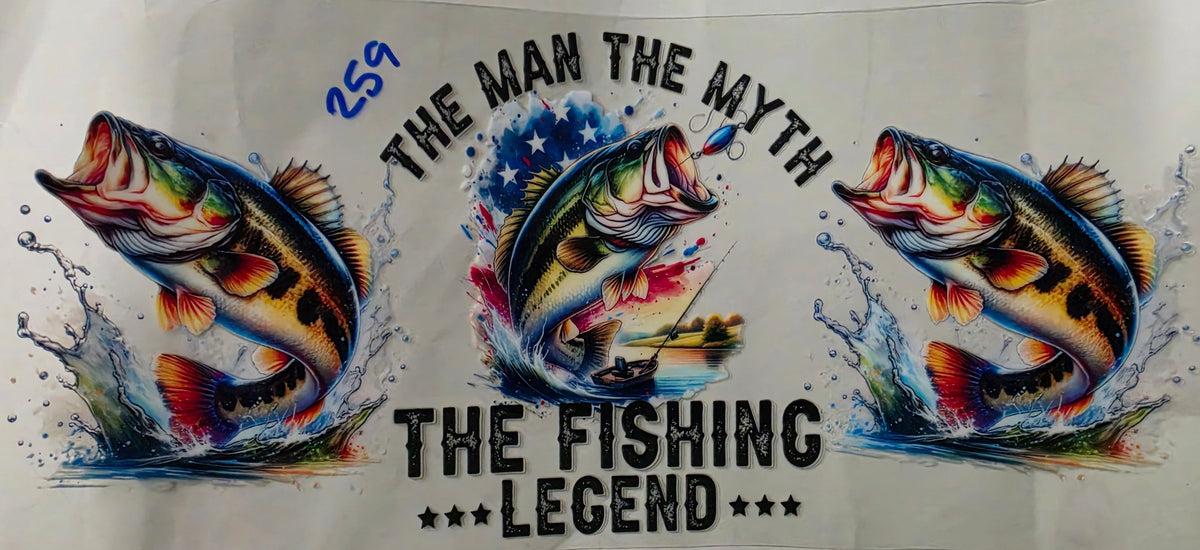 Bass Fishing Legend Dad