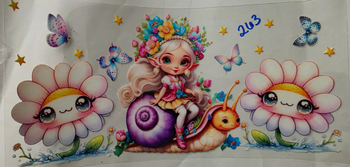 Fairy on a Snail