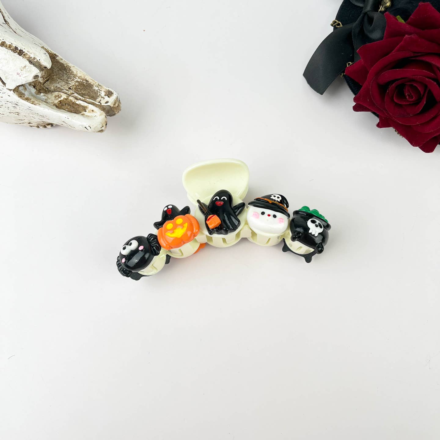 Spooky Friends Large Claw Clip