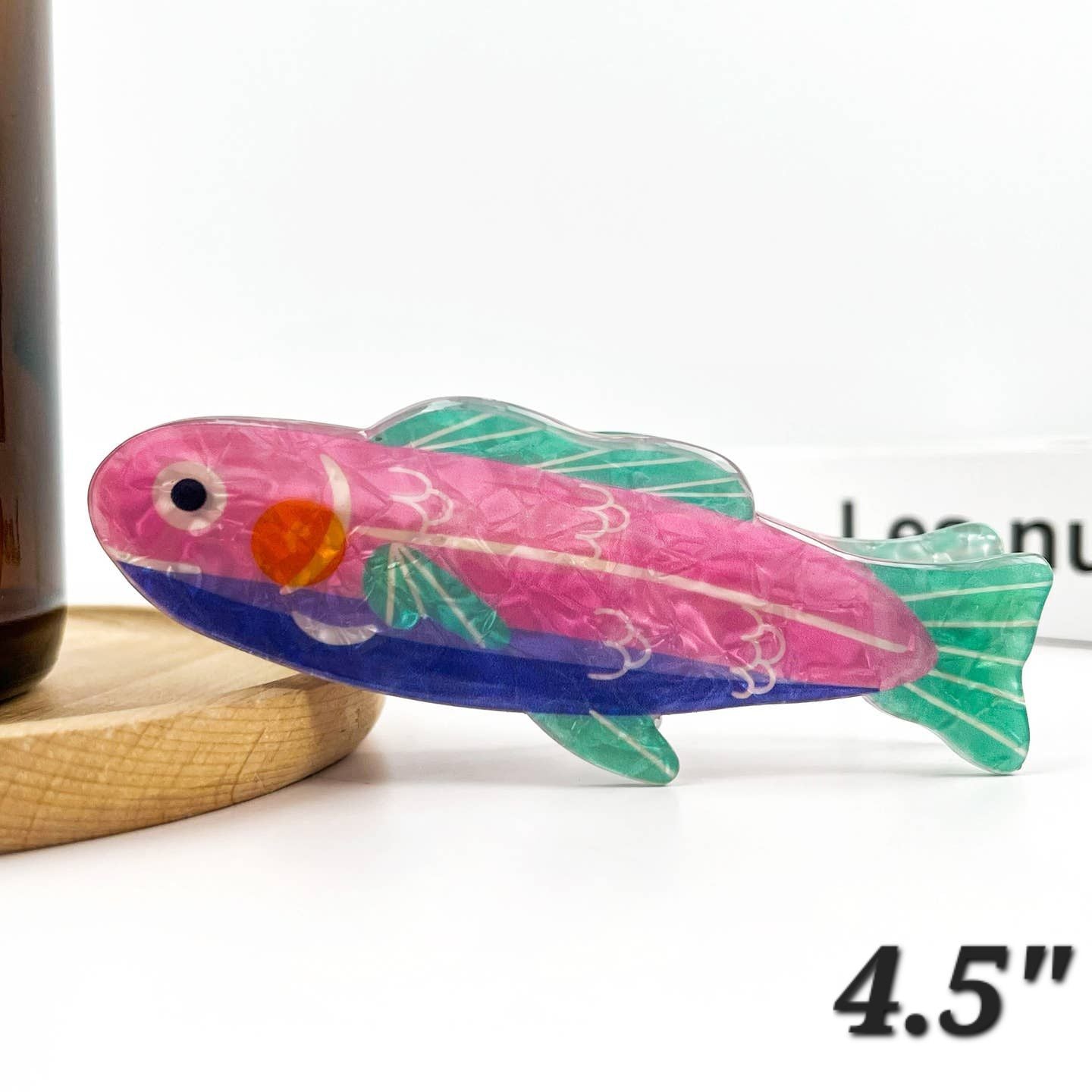 Large HM Acetate Sardine Claw Clip