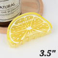 Medium HM Acetate Lemon Claw Clip 🍋