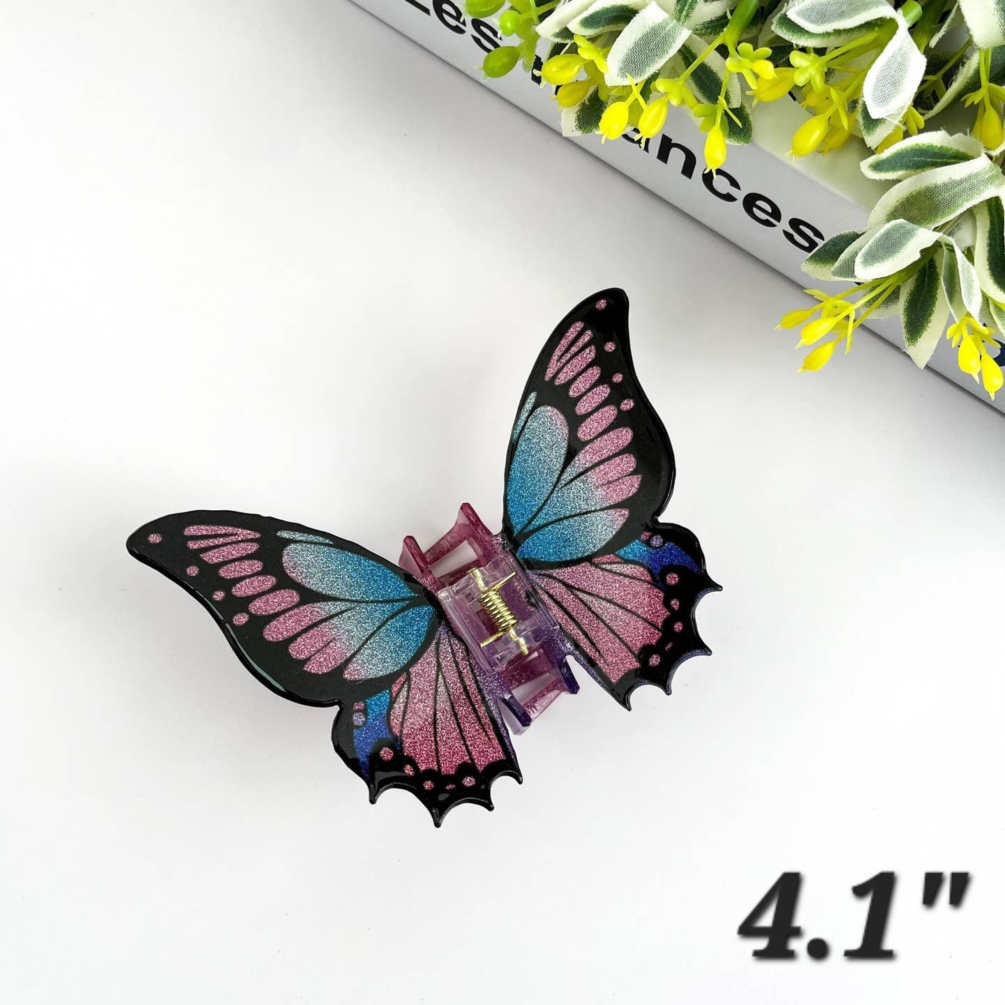 Large HM Acetate Butterfly Claw Clip 🦋